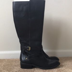 Ralph Lauren black tall boots. Size 7.5